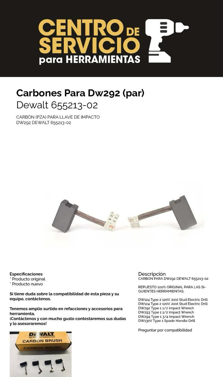 Carbones para DW292